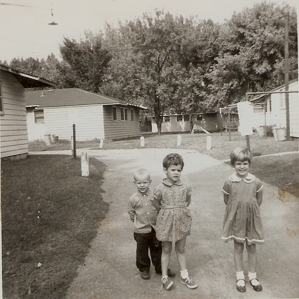Joe, Laura and Beckie in the courts